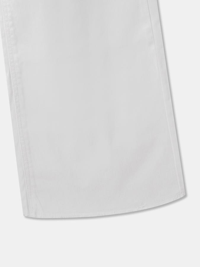 Girls Wide Fit Mid-Rise Solid Jeans