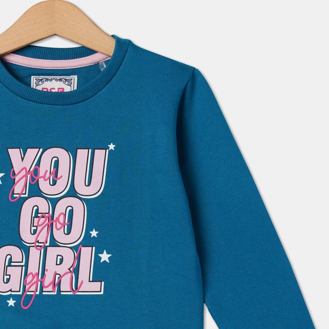R&B Girl's Round Neck Sweat Top image number 2