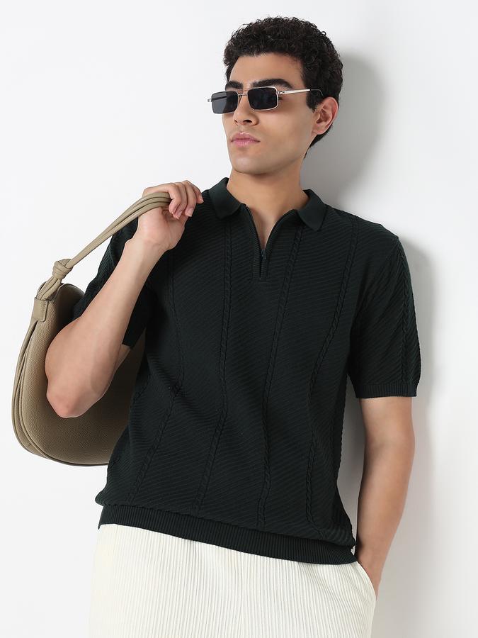 Solid Men Round Neck T-Shirt 