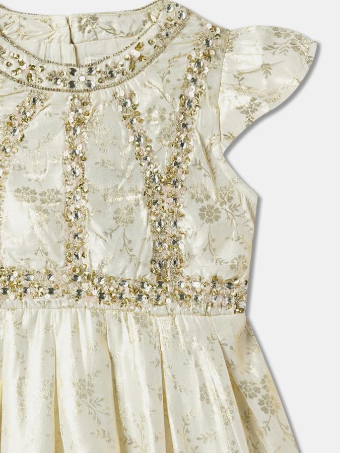 Girls Printed A-Line Dress image number 2
