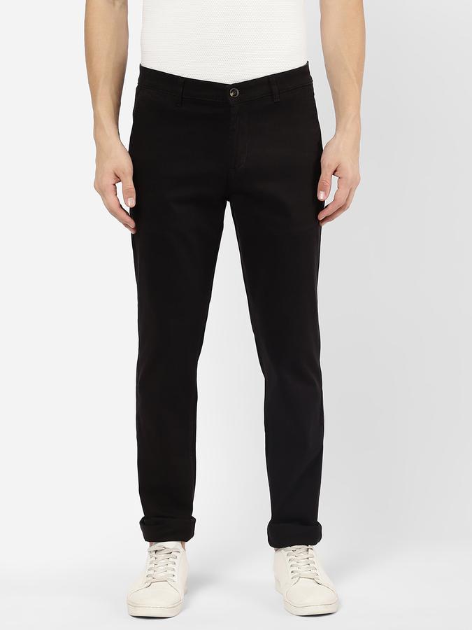 R&B Black Men Casual Trousers