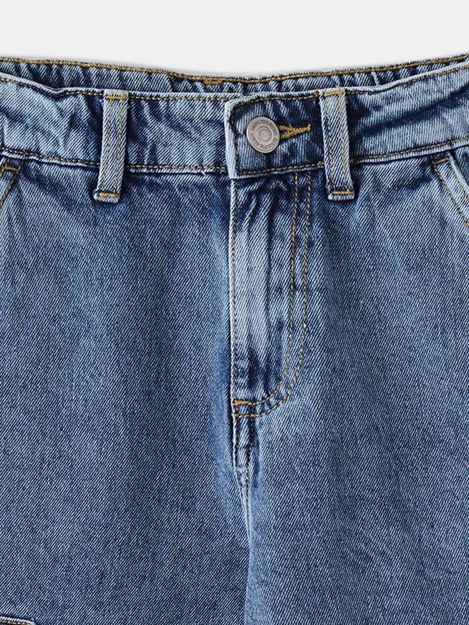 R&B Boys Solid DENIM PANT image number 2