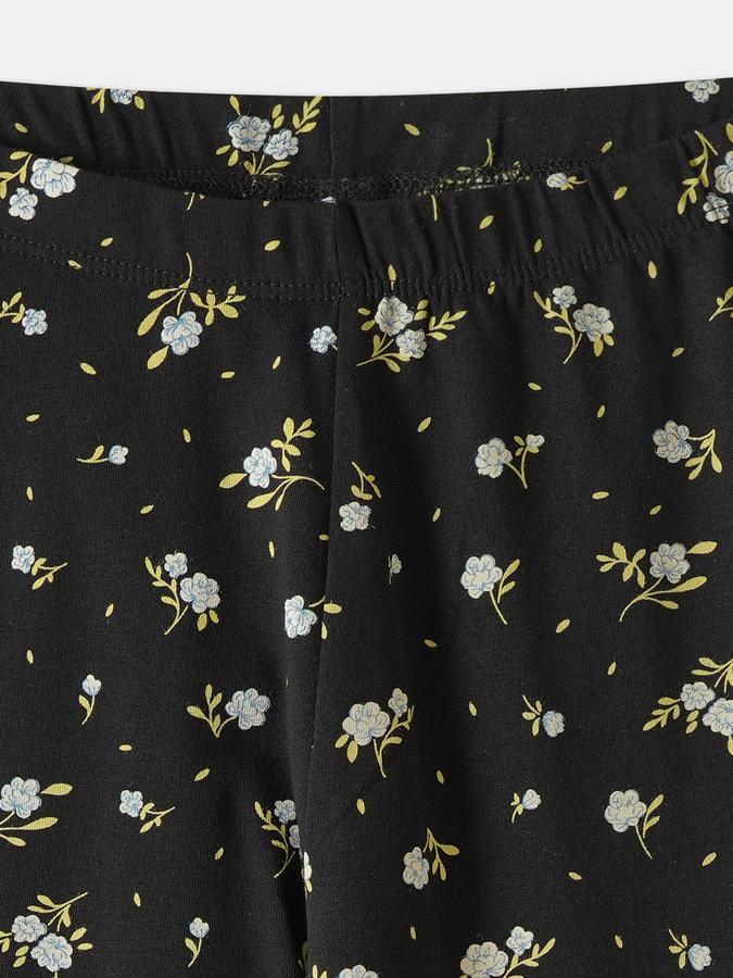 Girls Printed Regular Fit Mid-Rise Legging