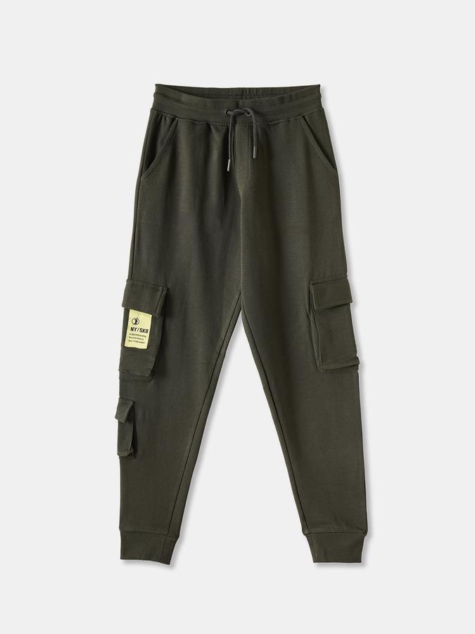 R&B BOYS PRINTED REGULAR KNIT PANT