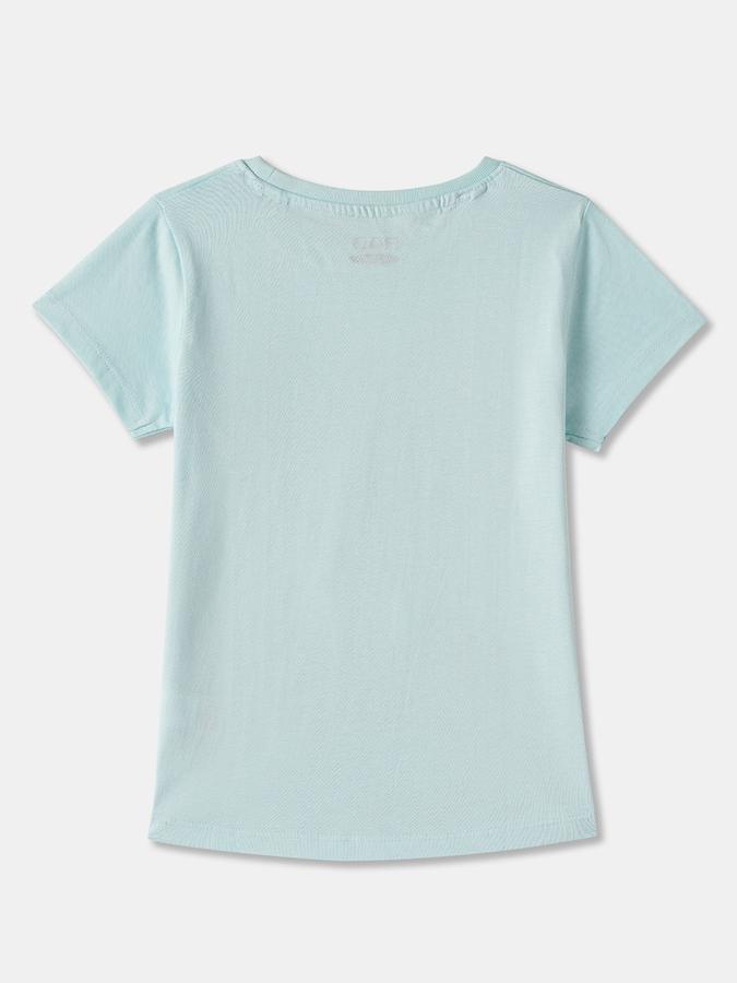 Girls Regular Fit Short Sleeve Crew Neck T-Shirt