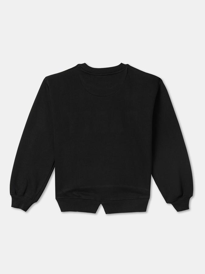 Girls Graphic Regular Fit Long Sleeve Crew Neck SweaT-Shirt