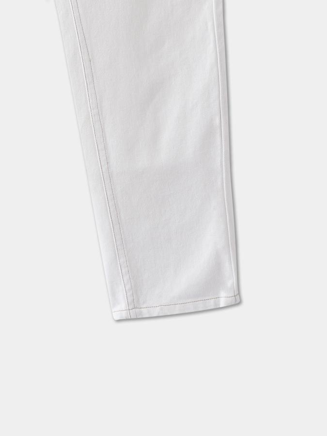 Boys Regular Fit Solid Elastic Waist Trouser