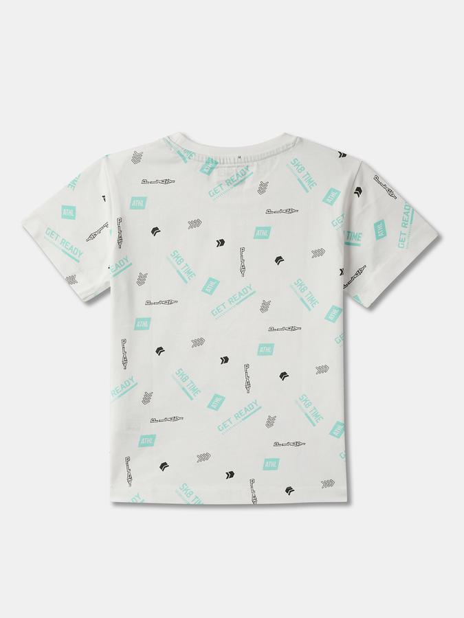Typographic Print Crew-Neck T-Shirt image number 1