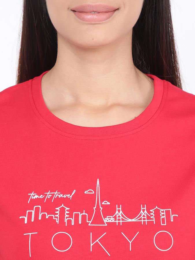 R&B Women Red Tshirts image number 3