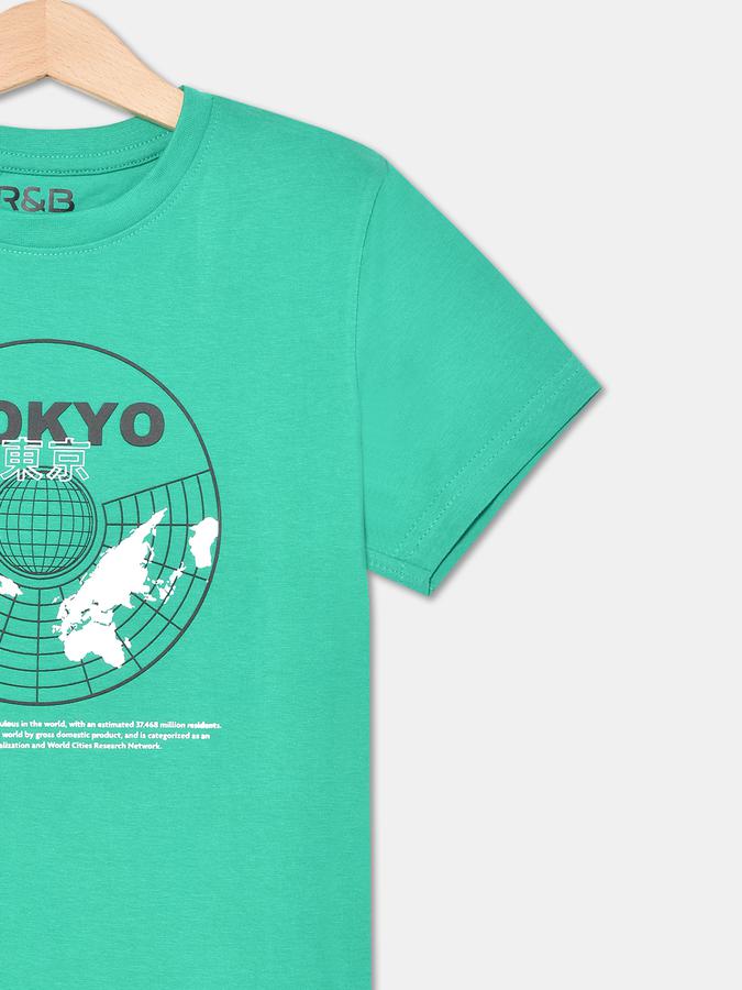 R&B Boys Green T-Shirts image number 2