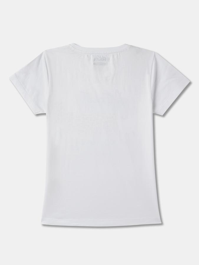 Girls Typographic Print Regular Fit T-Shirt image number 1
