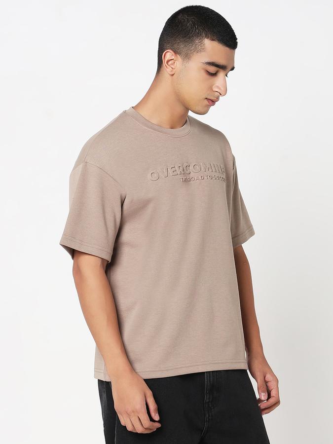 R&B MENS INTERLOCK EMBOShort SleevesED TEE, LOOSE FIT image number 3