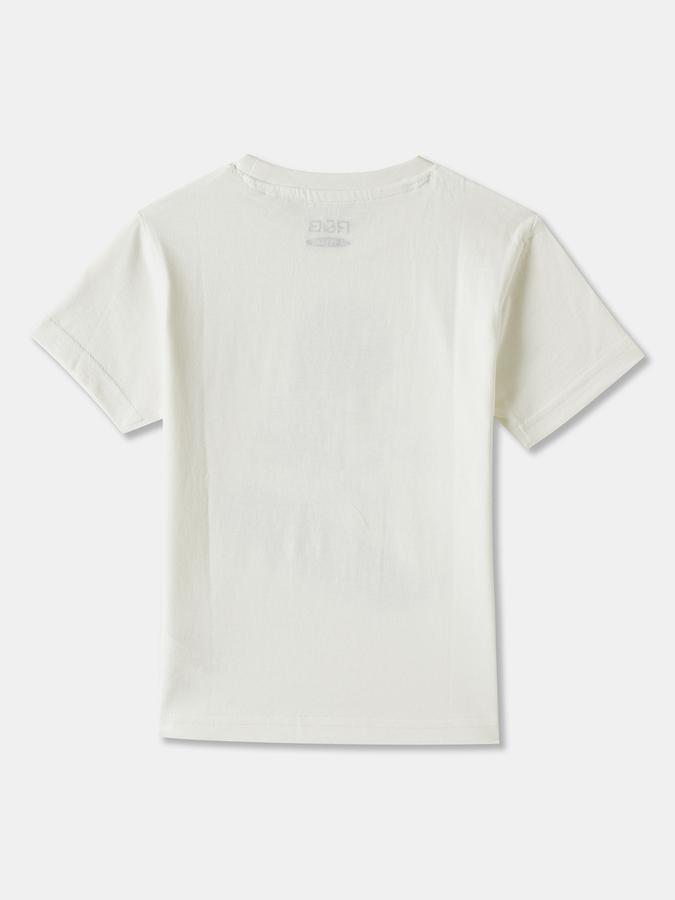 Boys Cotton Regular Fit Crew Neck Graphic T-shirt