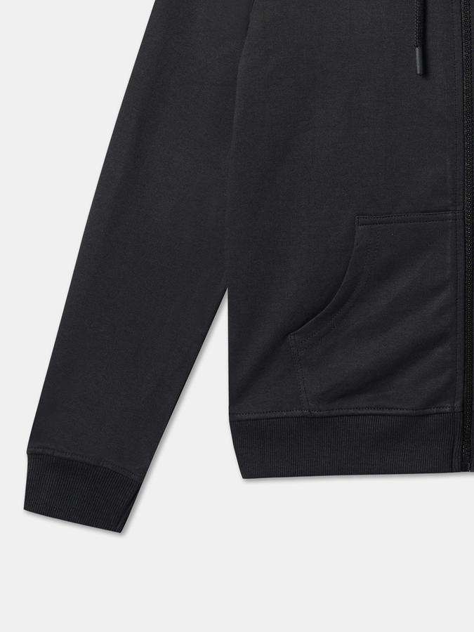 Boys Cotton Hooded Zip Up Graphic Print Jacket