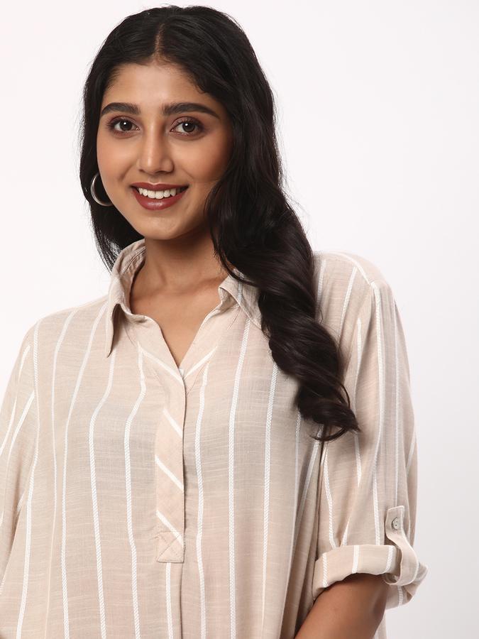 Women Striped Tunic image number 0