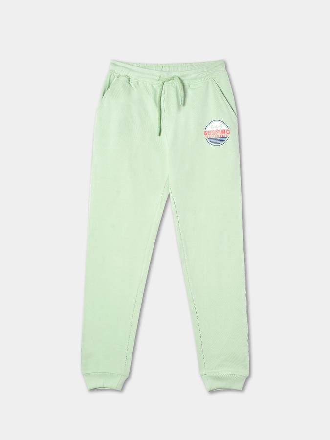 R&B Boys Green Track Pant & Joggers