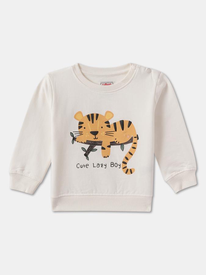 Boys Relaxed Fit Full Sleeve Crew Neck SweaT-Shirt