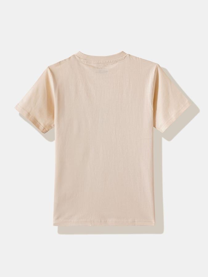 Boys Cotton Regular Fit Crew Neck Graphic T-shirt
