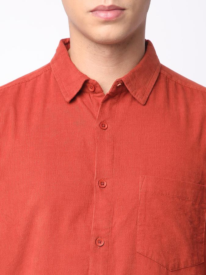 R&B Men Solid Casual Shirt image number 3