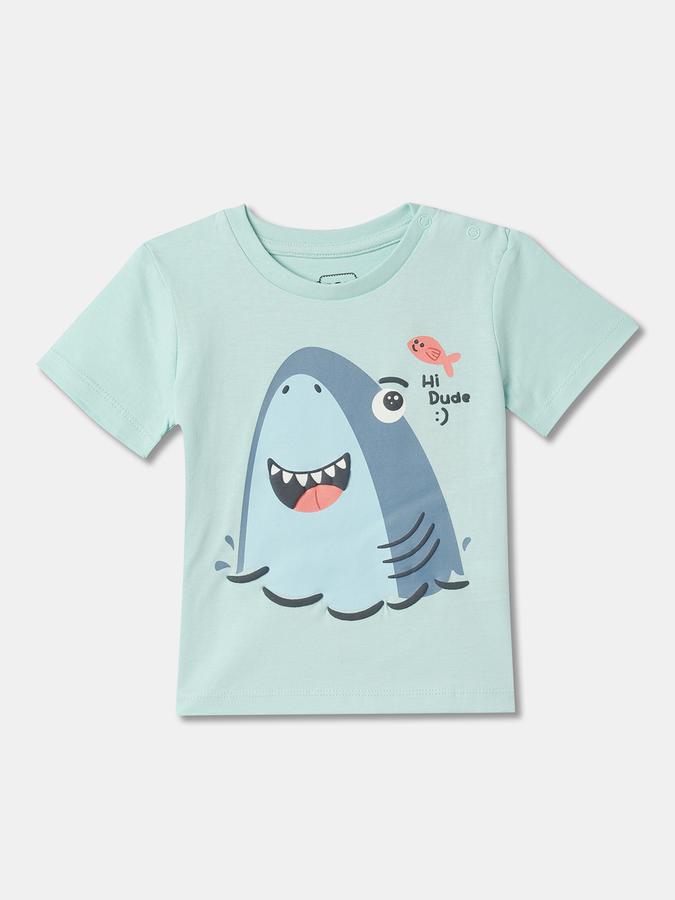 Typographic Print Crew-Neck T-Shirt image number 0
