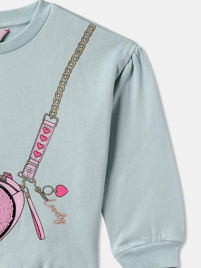 Full Sleeve Graphic Print Girls Sweatshirt image number 2