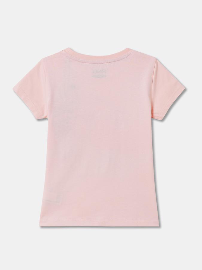 Girls Printed Pure Cotton Regular T Shirt image number 1