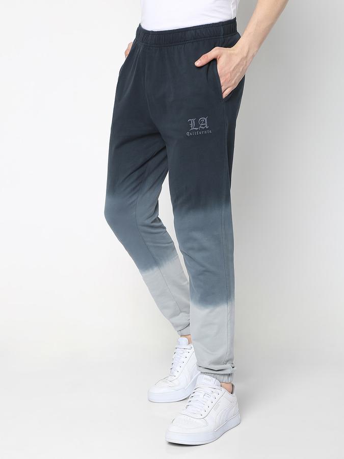 Men Ombre Print Cotton Joggers image number 1