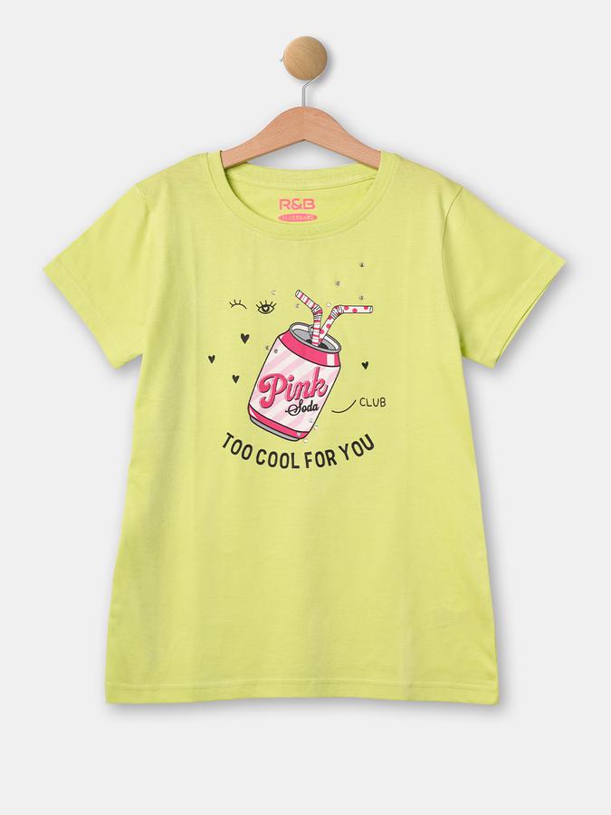 R&B Girls Yellow T-Shirts image number 0