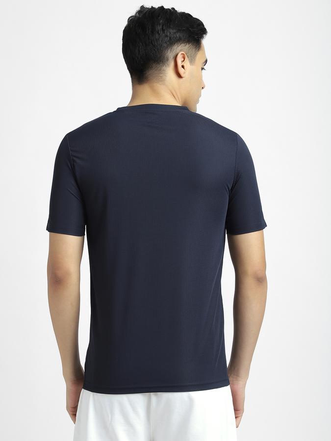 R&B Men's Navy Printed T-Shirt