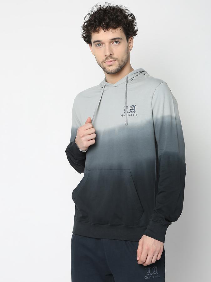 Men Ombre-Print Regular Fit Hoodie image number 1
