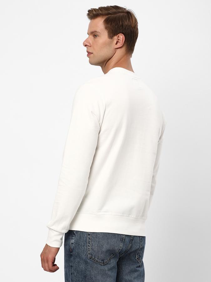 Men Typographic Print Crew-Neck Sweatshirt image number 2