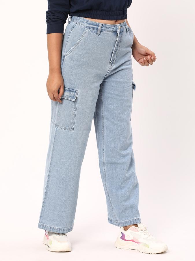 Women Wide Jeans image number 5