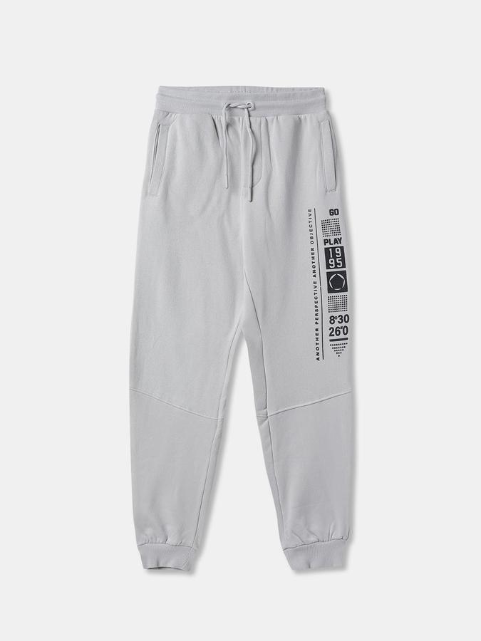 Boys Graphic Print Hooded SweaT-Shirt with Joggers Fashion Set