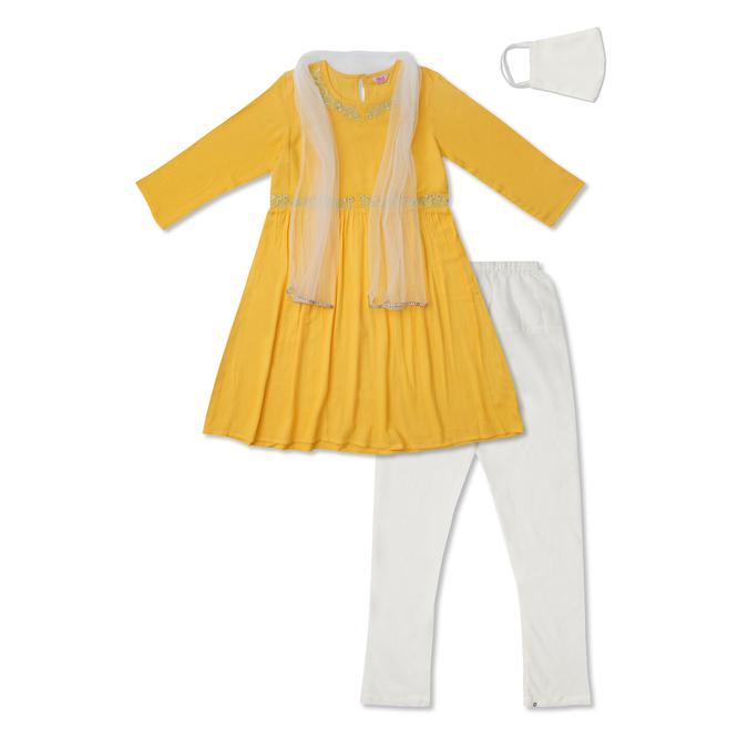 R&B Girl's Ethnic Suit Set