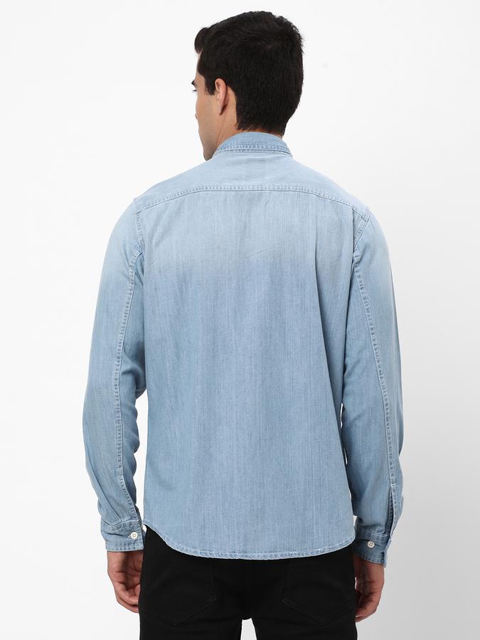 R&B Men's Denim Regular Fit Shirt image number 2