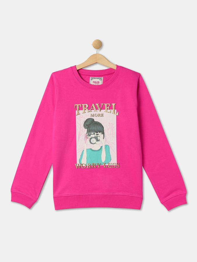 R&B Girls Purple Sweatshirts