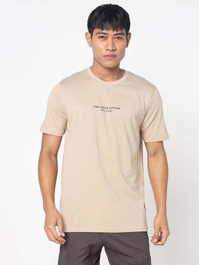 R&B Men's Sand Printed T-Shirt