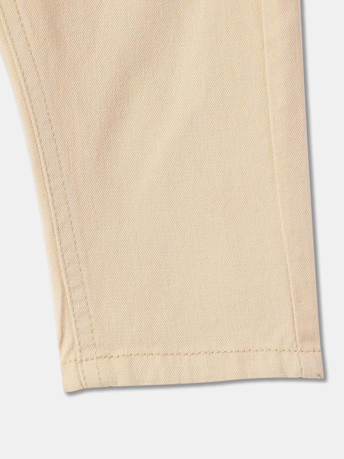 Boys Regular Fit Solid Drawstring Waist Trouser