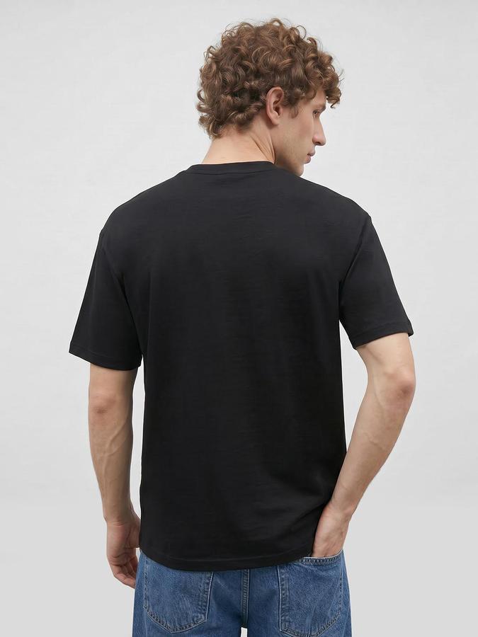 R&B Black Men Solid Short Sleeves Tshirt