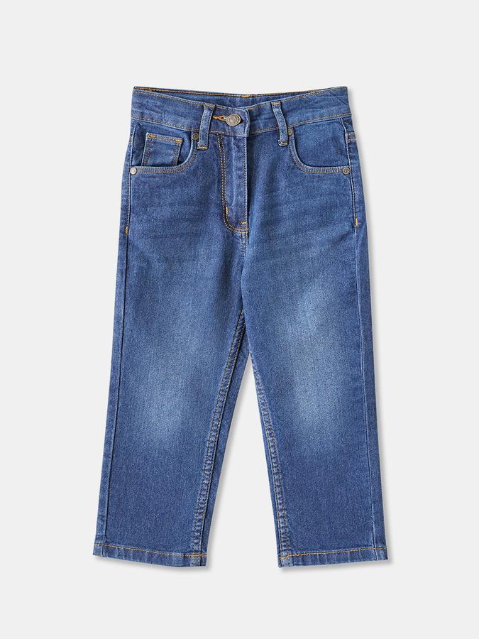 Girls Solid Jeans