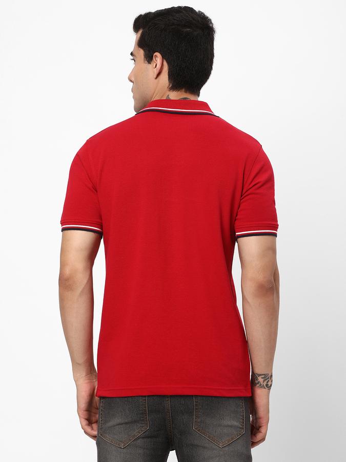 R&B Men's Polo With Contrast Tipping image number 2