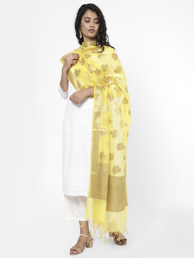 R&B Women Yellow Dupattas image number 1