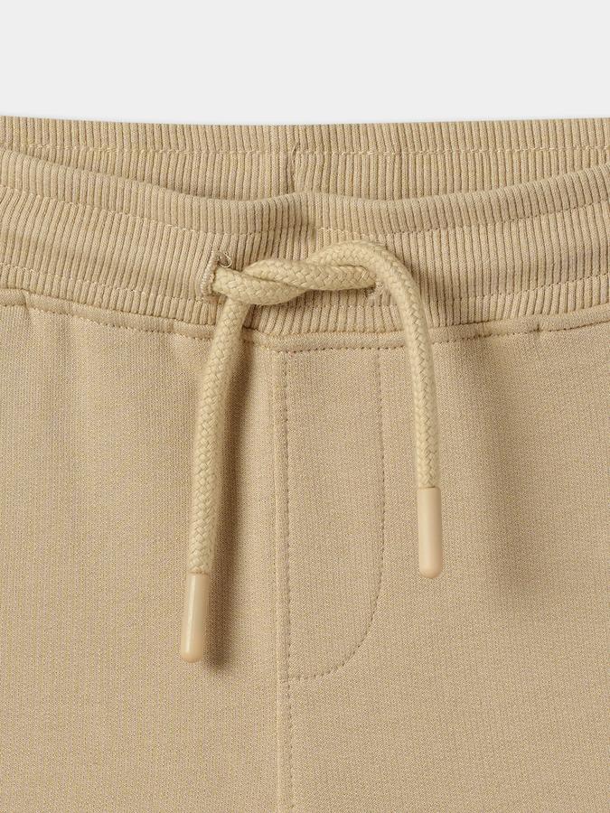 Boys Cotton Relaxed Fit Drawstring Waist Clean Hem Shorts