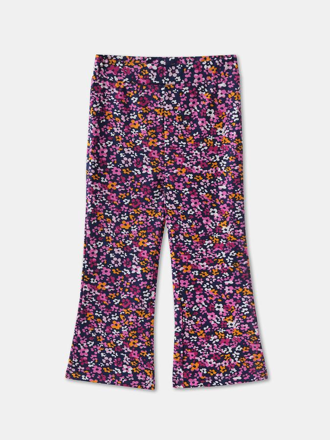 Girls Floral Embroidered Long Sleeve Hoodie with Trousers Set
