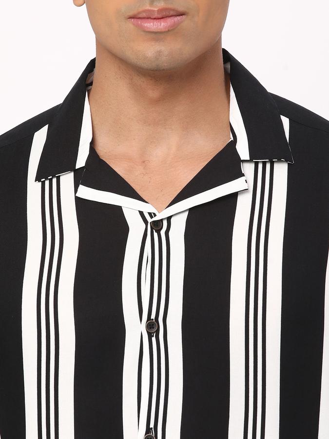 Men Striped Regular Fit Shirt image number 3