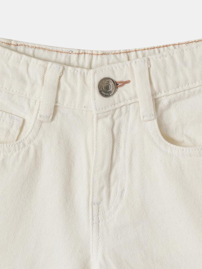 Boys Cotton Regular Fit Mid Waist Frayed Hem Shorts