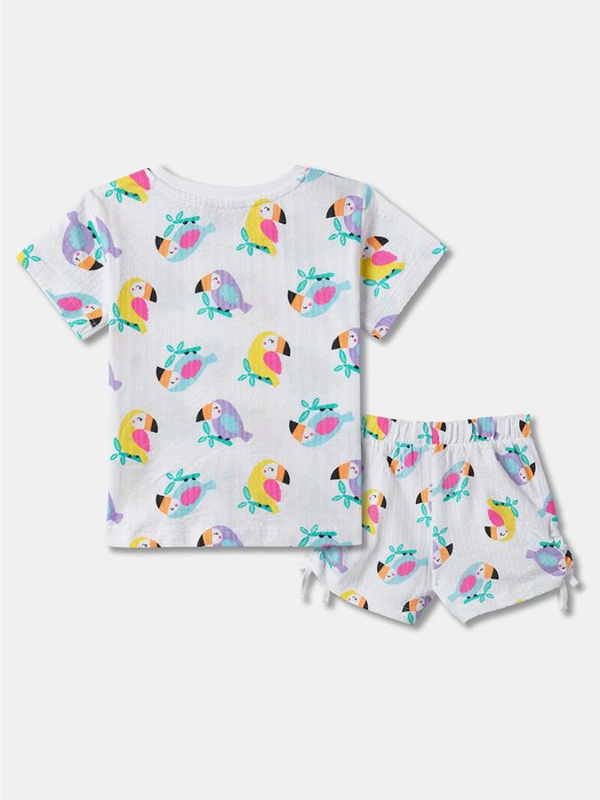 Girls Printed Shorts & Top Set image number 1