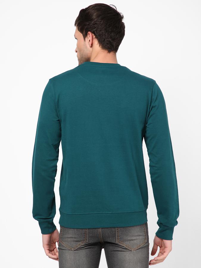 R&B Men Green Sweatshirts & Hoodies image number 2