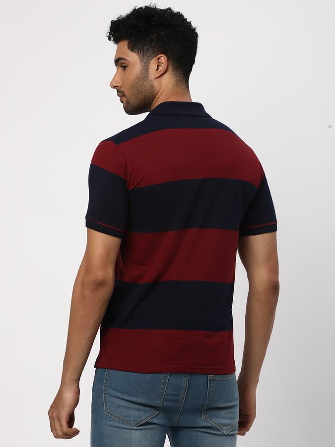 R&B Men's Striper Polo image number 2