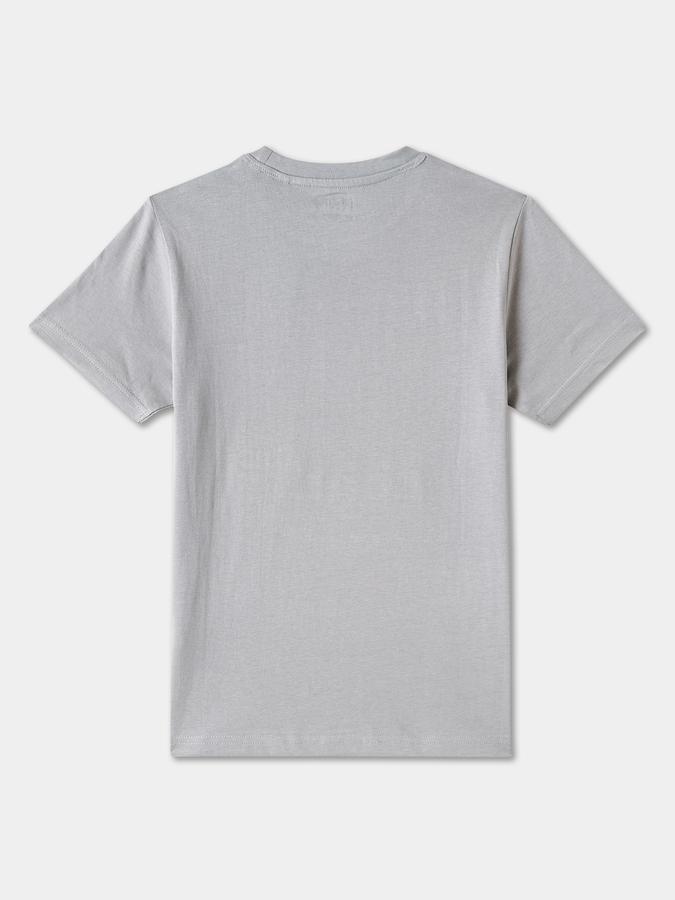 Boys Cotton Regular Fit Crew Neck Graphic T-shirt